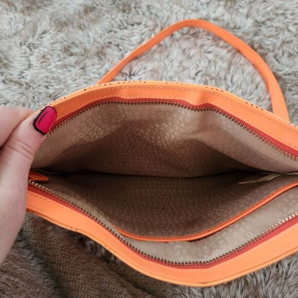 Kate Spade Darby Metro Spade Laser Cut Crossbody Bag Orange - Picture 7 of 14
